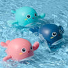 Spring-Powered Bath Toys for Kids – Cute Turtle, Duck, and Whale Water Toys