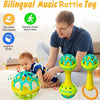 Baby Sensory Rattle Toy Set with Spinning Stacker