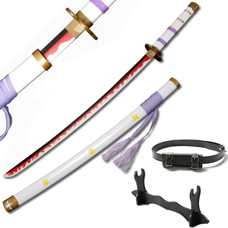 One Piece Roronoa Zoro Bamboo Katana Cosplay Sword