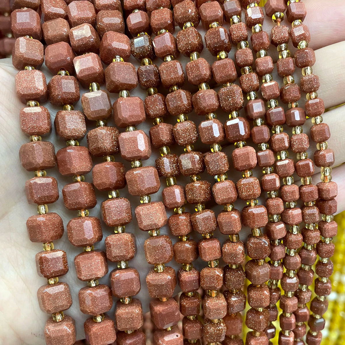 Natural Stone Faceted Beads for Jewelry Making