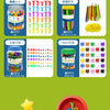 Translucent Colorful Letters & Numbers Set for Sensory Learning