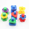 Screw Building Blocks Set – Montessori Nut & Bolt Shape Toys for Kids