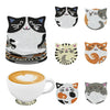 DIY Animal Diamond Painting Coaster Set with Wooden Base