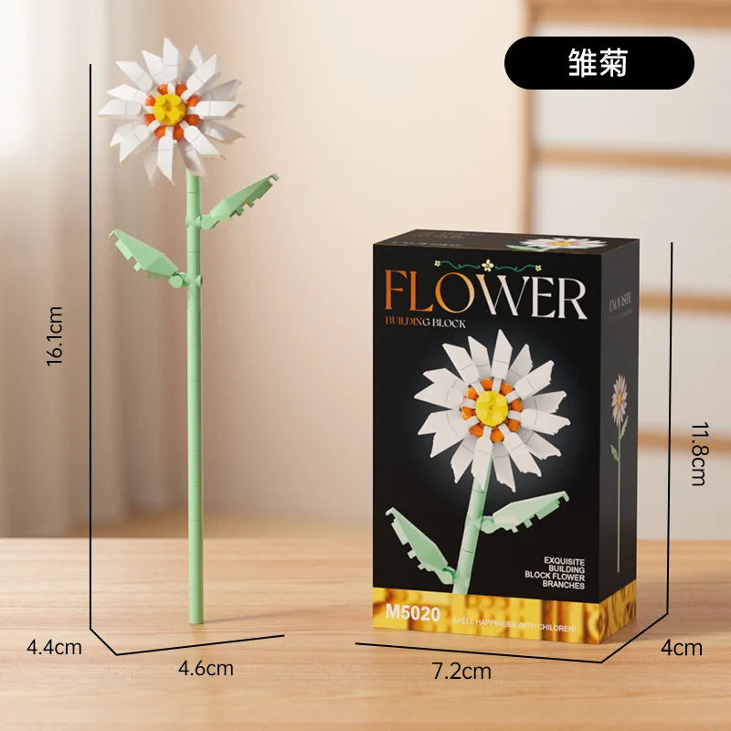 Botanical Blooms Building Block Set