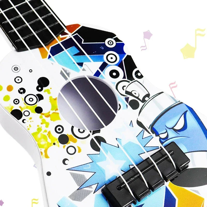 Mini Ukulele Toy for Toddler Musical Learning