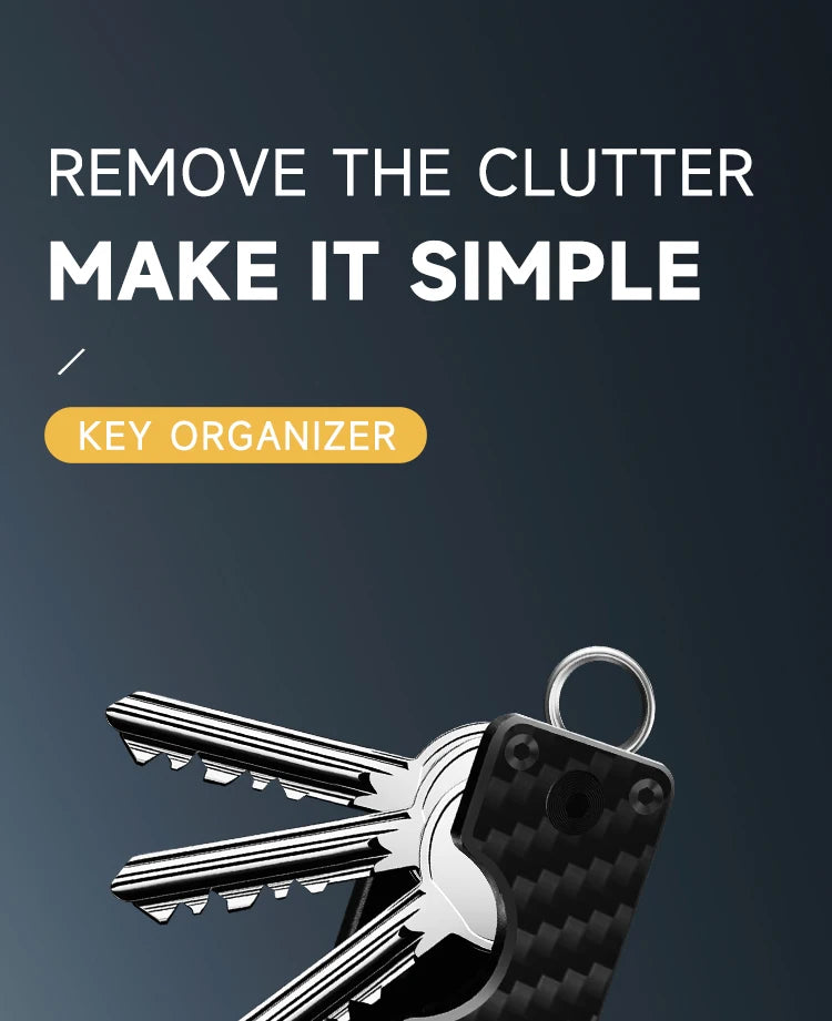 Compact Metal Key Organizer with Holding Capacity