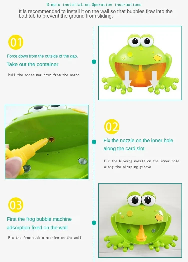 Musical Bubble-Making Bath Toy for Kids
