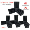 50-Pack Acoustic Foam Panels for Soundproofing and Studio Treatment