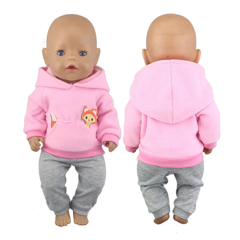 Cute 2-Piece Romper Outfit for 17-Inch Reborn Baby Dolls