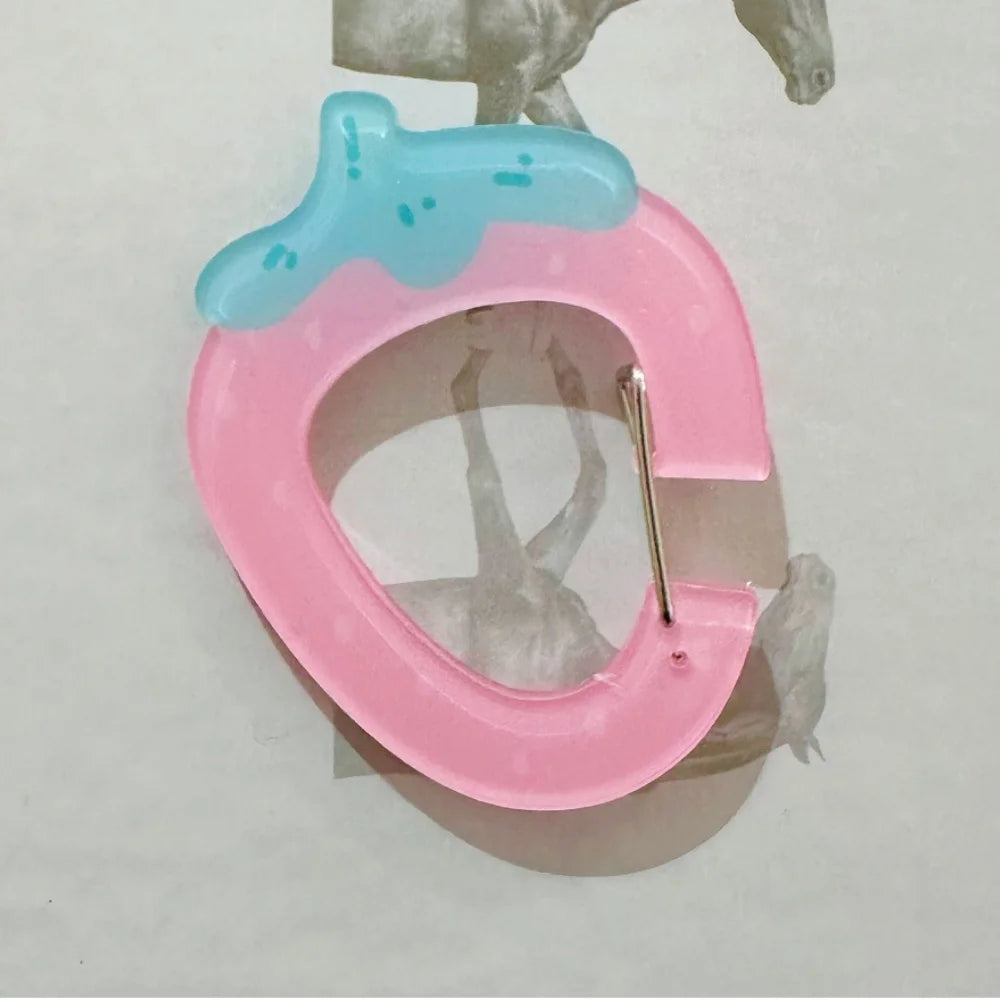 Calico Critters Heart Charm Keychain