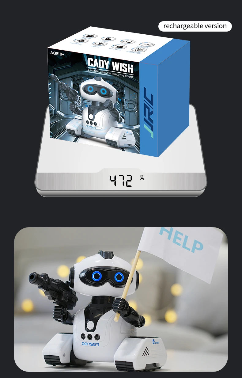Interactive Gesture-Controlled Robot Toy with Music, Dance & Programming