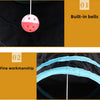 Image showing a pink ball toy and a blue S-shaped tunnel with fine workmanship details.