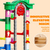 Glowing Marble Run with Motorized Elevator – 236-Piece STEM Building Set for Kids