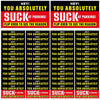 Humorous Fake Parking Tickets - Funny Car Pranks (50 Pack)