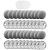 Blank Badge Making Kit with Metal Pin Backs and Paper Inserts
