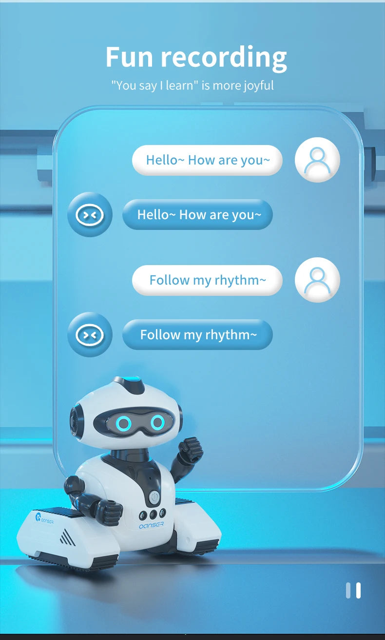 Interactive Gesture-Controlled Robot Toy with Music, Dance & Programming