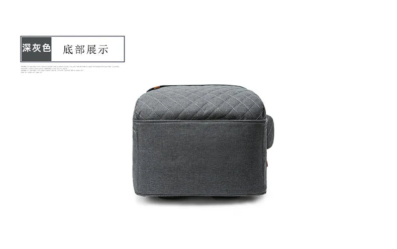 Large Waterproof Diaper Bag Backpack with Insulated Bottle Pocket