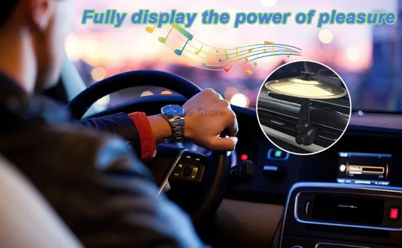 Mini Clip-On Car Cymbal for Ventilation Ports
