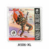 A506 electric guitar strings packaging featuring a stylized illustration of a guitar and skull.