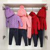 3-Piece Knit Doll Outfit: Sweater, Hat & Pants