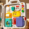 Montessori Busy Board with Lights and Music for Toddlers
