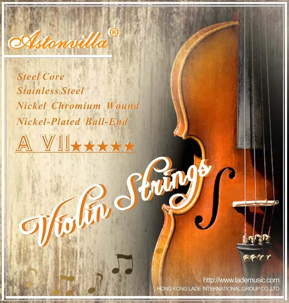 Professional Nickel-Silver Wound Violin String Set