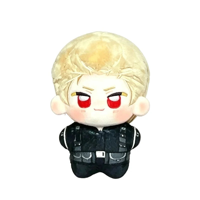 A plush doll set featuring characters Leon and Ashley from Resident Evil 9