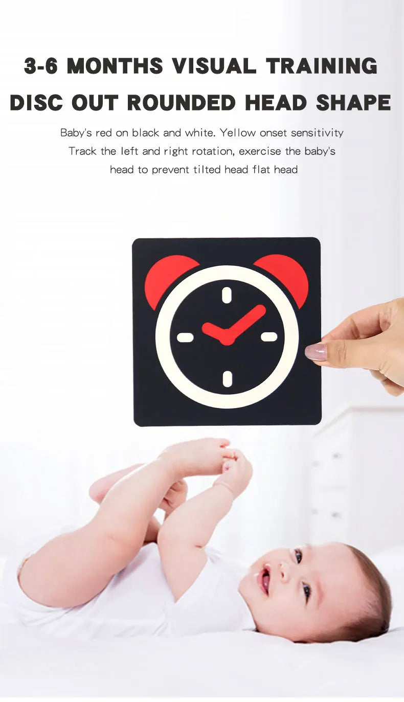 High-Contrast Baby Flash Cards for Visual Development