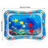 Inflatable Baby Water Play Mat with Floating Fish