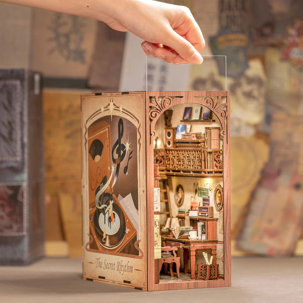 Eternal Bookstore DIY Book Nook Kit with LED Lighting
