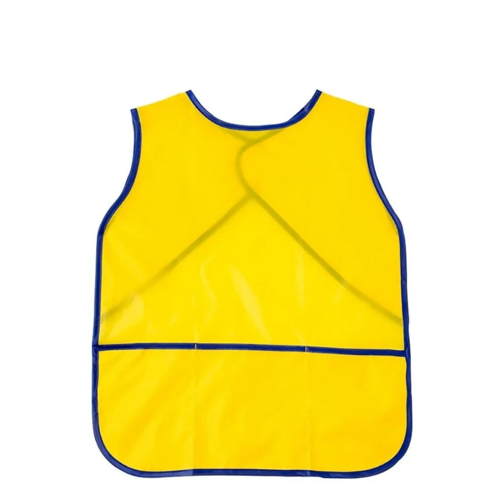 Waterproof Kids Art Smock with Pockets for Painting & Crafts