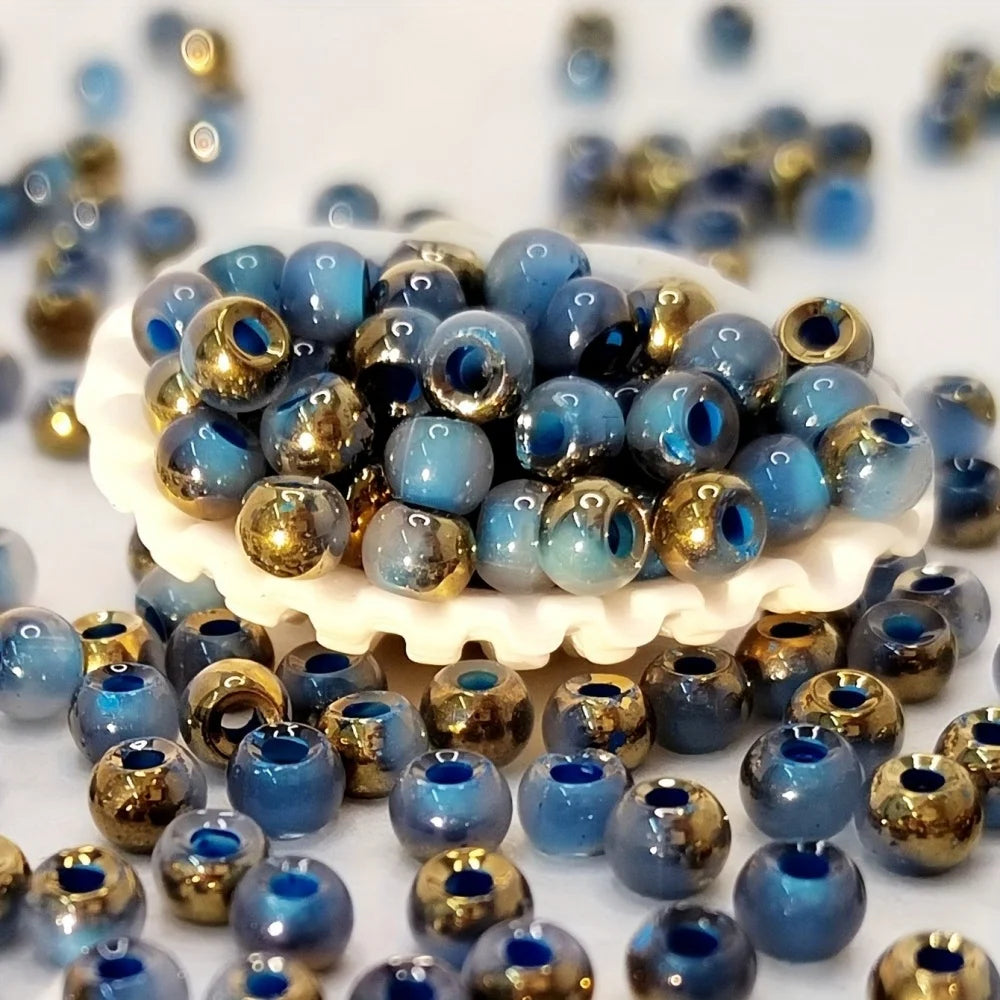 Colorful Glass Beads Jewelry Making Kit – 130 Pieces