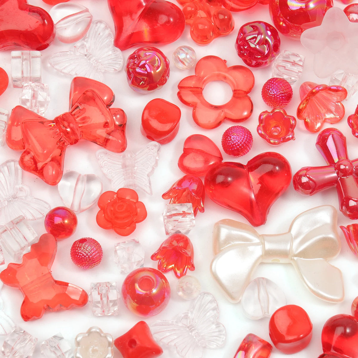Colorful Assorted Acrylic Beads for DIY Jewelry Making