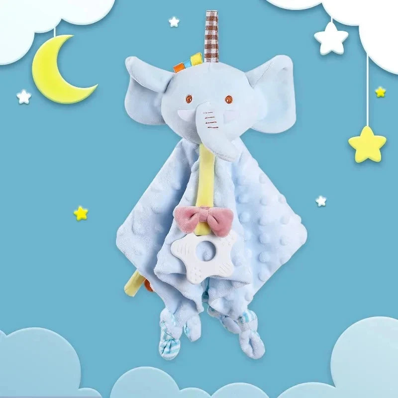 Cuddly Elephant Baby Comforter with Teether & Rattle