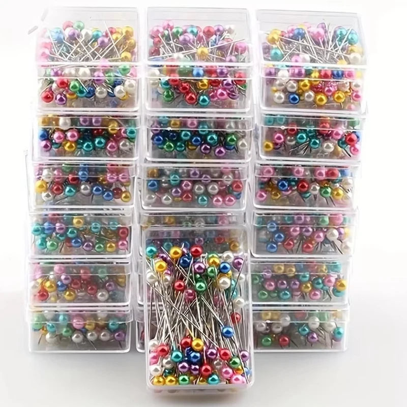 Pearlized Ball Head Sewing Pins for Quilting and Crafting