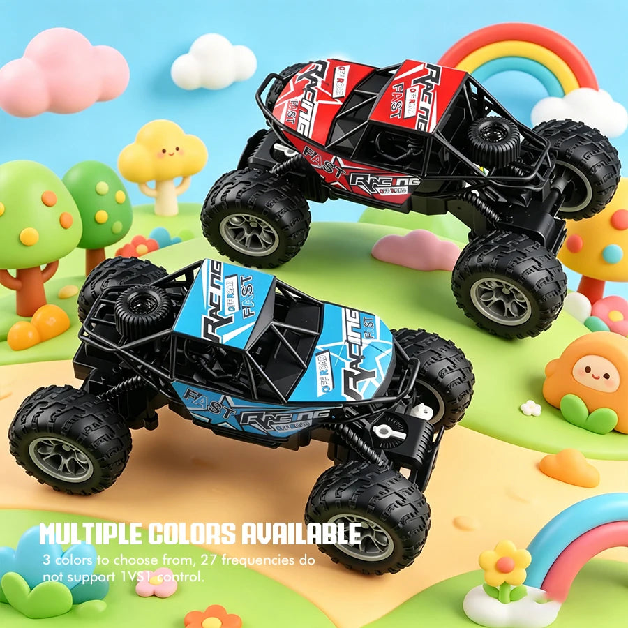 4-Way Remote Control Off-Road Car with LED Lights