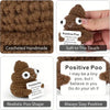 Handmade Crochet Emotional Support Poo Doll with Card