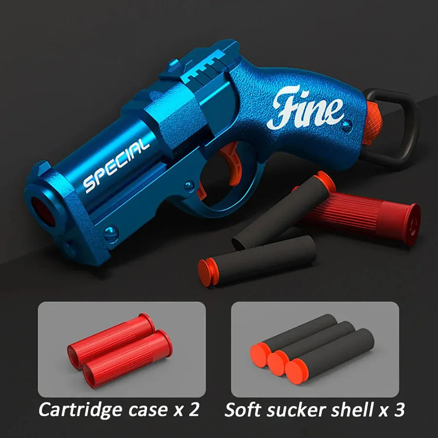 Shell-Ejecting Foam Blaster Pistol for Kids