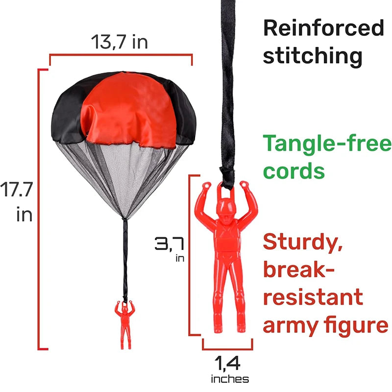 Kids' Flying Parachute Toy for Indoor & Outdoor Play