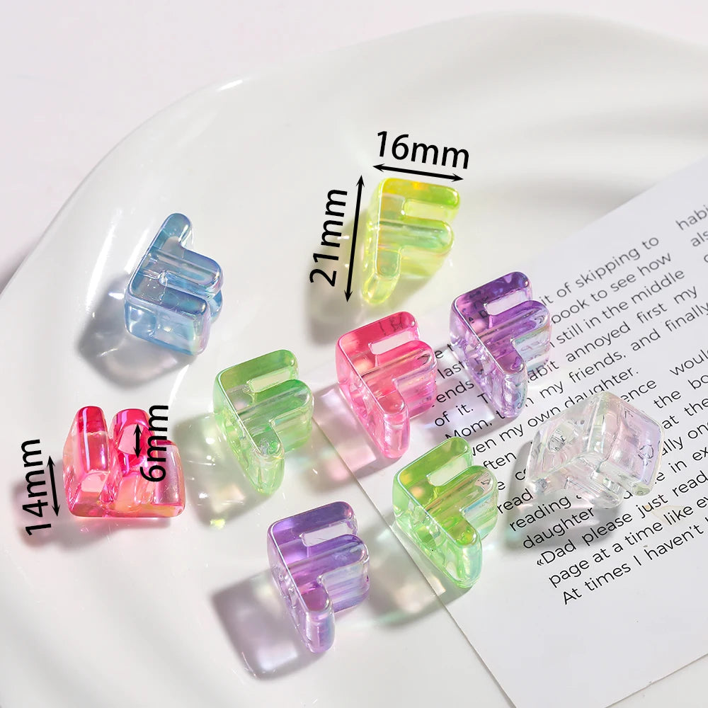 Acrylic Alphabet Beads for Jewelry Making – DIY Craft Kit