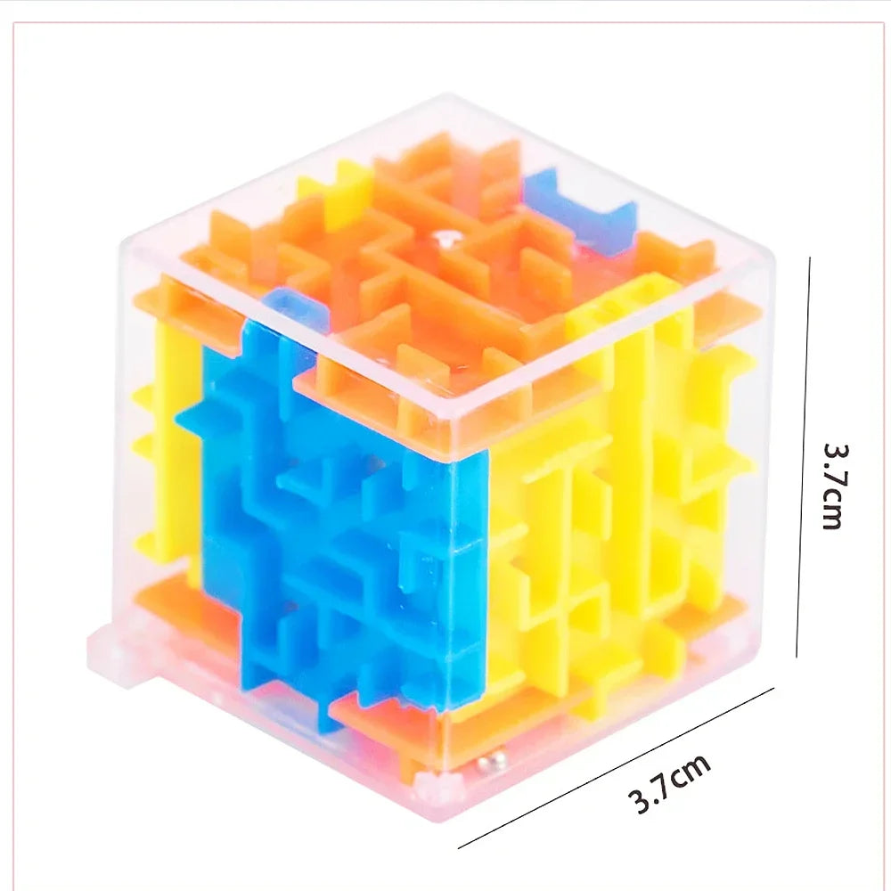 Mini 3D Maze Cube Puzzle
