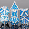 Metal Polyhedral Dice Set for Tabletop RPGs
