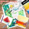 142-Piece Wooden Art Set with Pencils, Paints, Brushes & More
