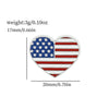 American Flag Cross Enamel Brooch Pin