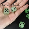 Glow-in-the-Dark Dice Set of 10