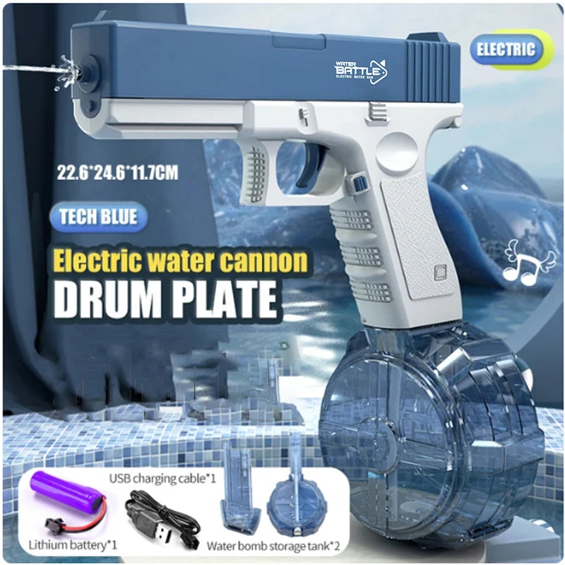 High-Pressure Electric Water Blaster with Flame LED Effect