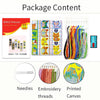 DIY Cross Stitch Bookmark Kit – Set of 6 for Beginners