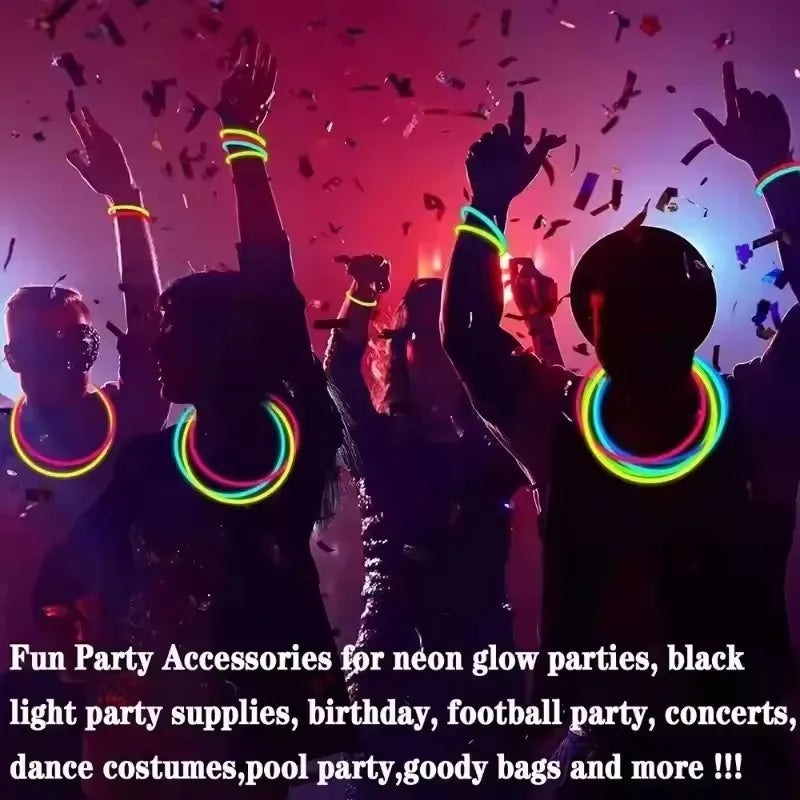 Multicolor Glow Sticks for Parties and Events
