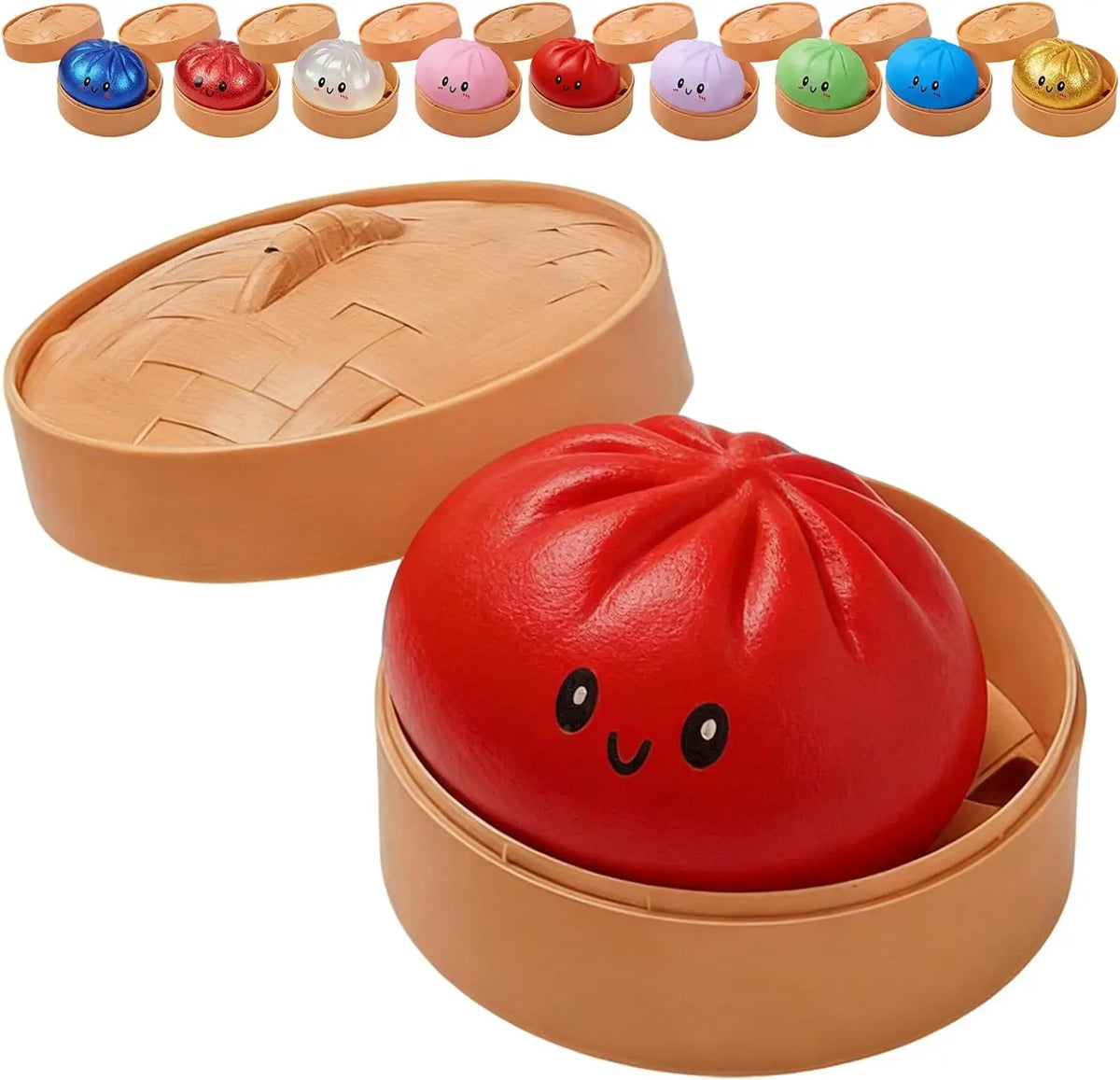 Glitter Dumpling Squishy Stress Relief Toy