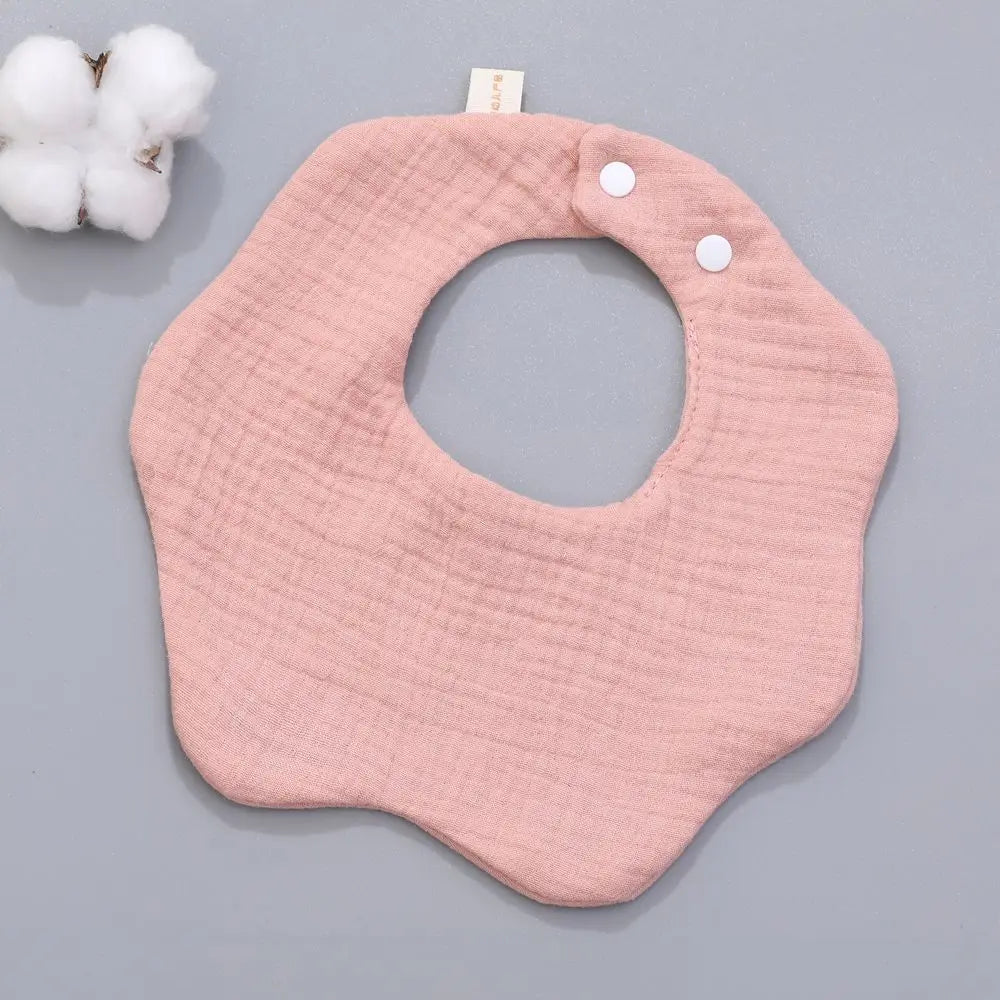 6-Layer Cotton Gauze Baby Bibs (3-Pack)
